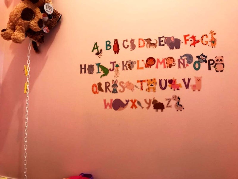 DEKOSH Animal Alphabet Wall Decals for Baby Nursery | Peel & Stick ABC Stickers for Toddlers - Image 3